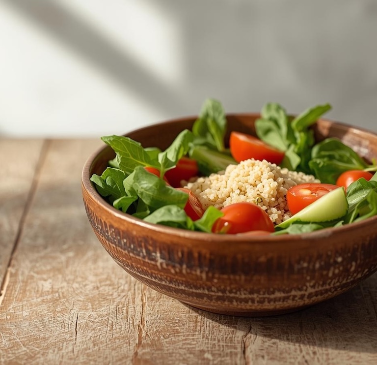 Vegan and celiac diet adaptation gluten free